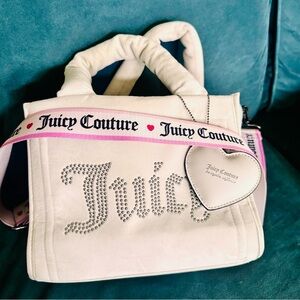 Juicy Couture Velour Angel Extra Spender Mini Tote
